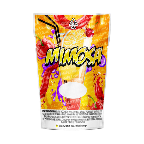 Mimosa Mylar Pouches Pre-Labeled - SLAPSTA
