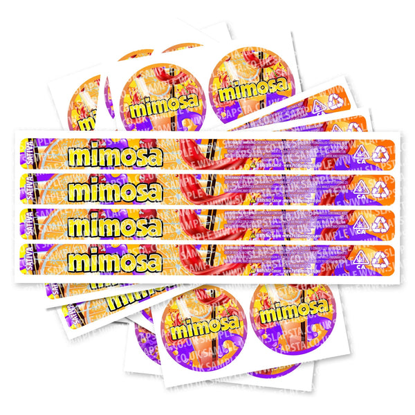 Mimosa Pressitin Strain Labels - SLAPSTA