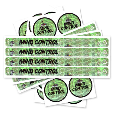 Mind Control Pre - Labeled 3.5g Self - Seal Tins - 60pcs
