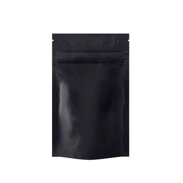 Mini Eighth Ounce (2g-3.5g) Single Seal Mylar Bags Black / Black - SLAPSTA