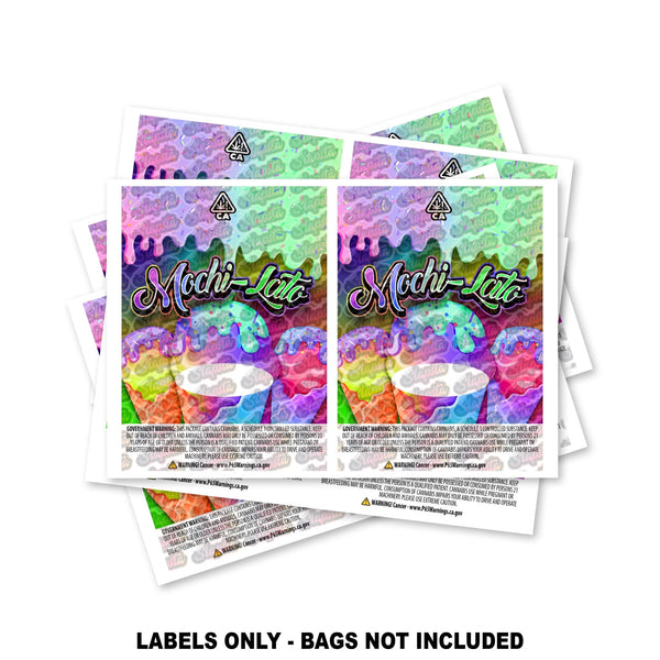 Mochi-Lato Mylar Bag Labels ONLY - SLAPSTA