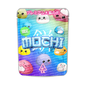 Sachets Mylar Mochi pré-étiquetés