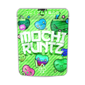 Sachets Mylar Mochi Runtz pré-étiquetés