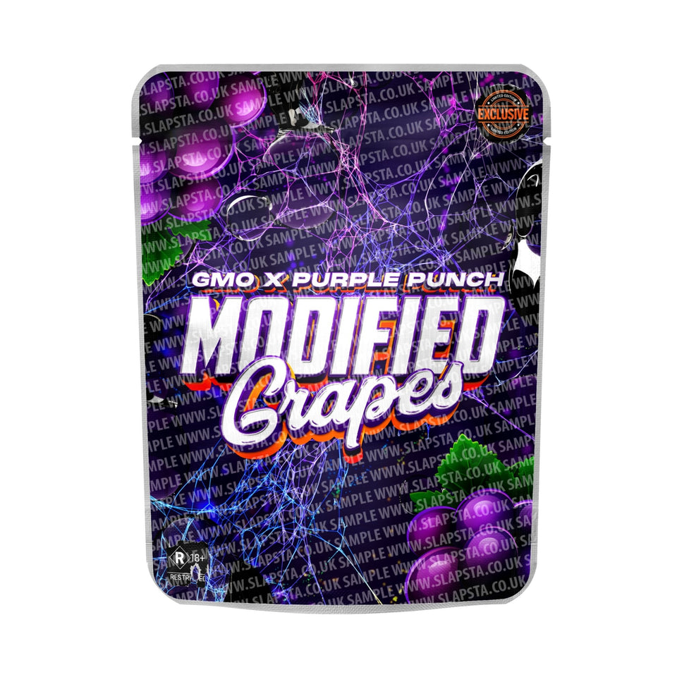 SLAPSTA - Modified Grapes Mylar Pouches Pre-Labeled