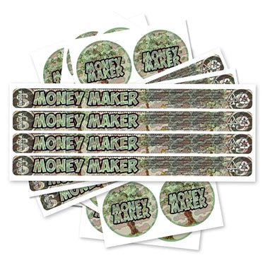 Money Maker Pre - Labeled 3.5g Self - Seal Tins - 60pcs