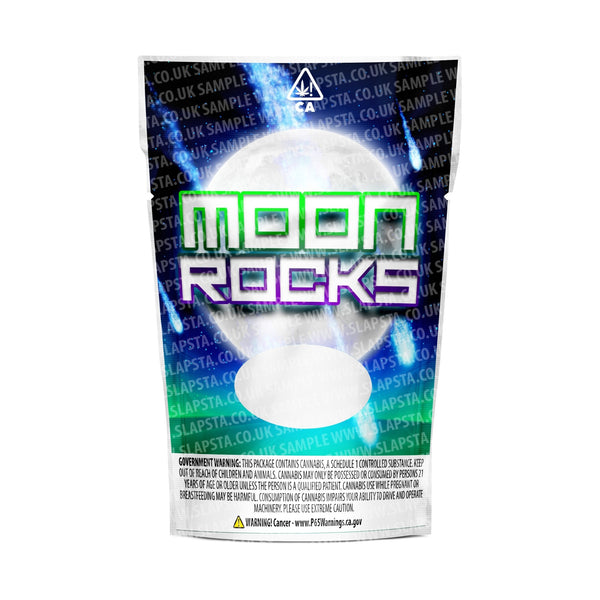 Moon Rocks Mylar Pouches Pre-Labeled - SLAPSTA