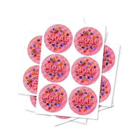 Mother Of All Berries Circular Stickers