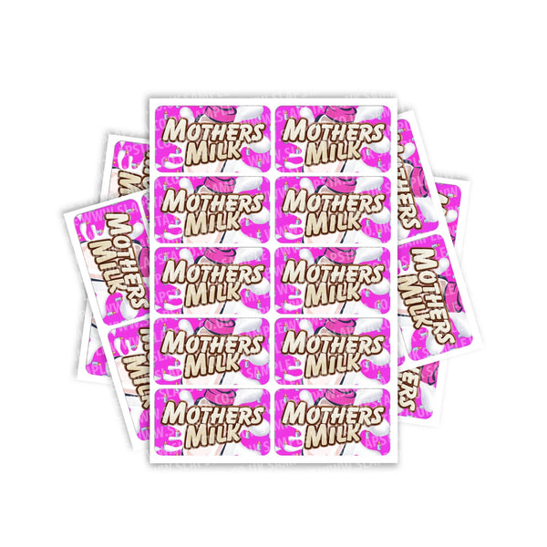 Mothers Milk Rectangle / Pre-Roll Labels - Pre-Roll (10.16cm x 6.7cm) / 10