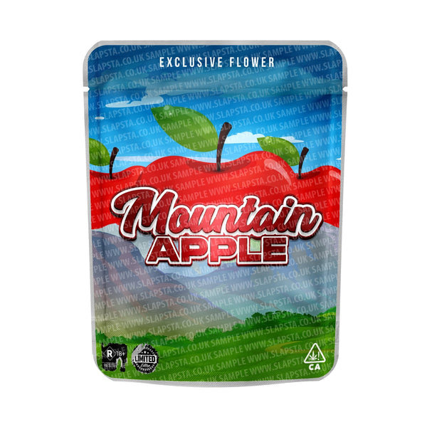 Mountain Apple Mylar Pouches Pre-Labeled - SLAPSTA