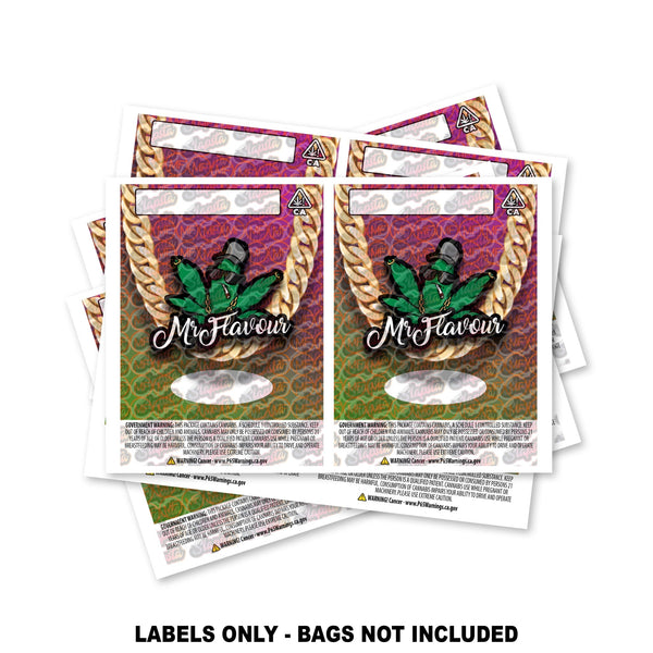 Mr Flavour Mylar Bag Labels ONLY - SLAPSTA