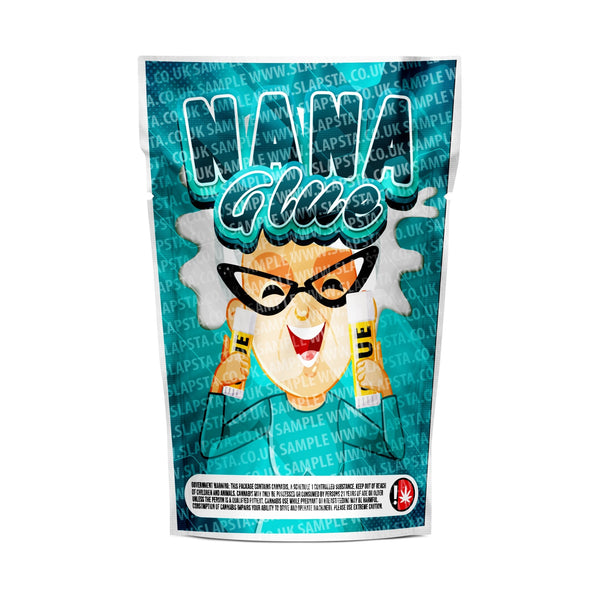 Nana Glue Mylar Pouches Pre-Labeled - SLAPSTA