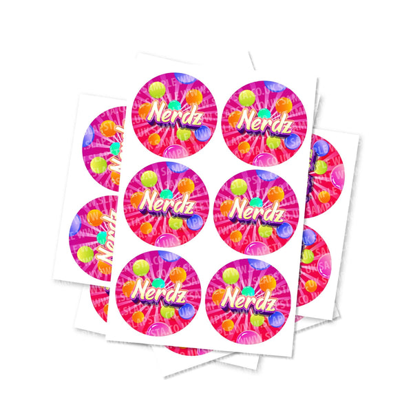Nerdz Circular Stickers - SLAPSTA