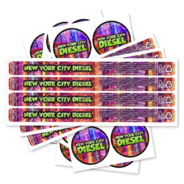 New York City Diesel Pre-Labeled 3.5g Self-Seal Tins - SLAPSTA