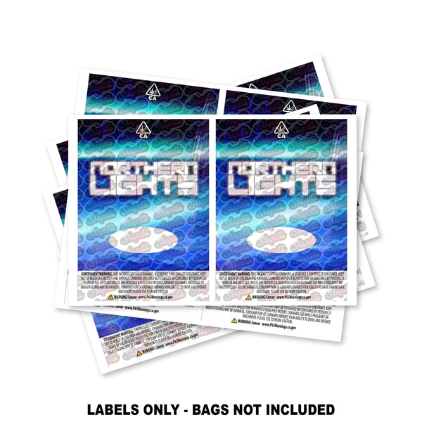 Northern Lights Mylar Bag Labels ONLY - SLAPSTA