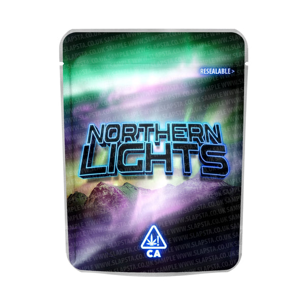 Northern Lights Mylar Pouches Pre-Labeled - SLAPSTA