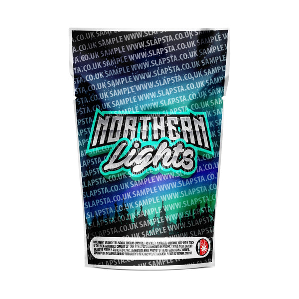 Northern Lights Mylar Pouches Pre-Labeled - SLAPSTA