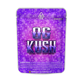 Sachets Mylar OG Kush pré-étiquetés