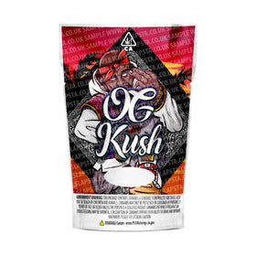 Sachets Mylar OG Kush pré-étiquetés