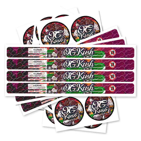 OG Kush Pre-Labeled 3.5g Self-Seal Tins - SLAPSTA