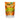 Orange Apricot Mylar Pouches Pre - Labeled - 3.5g (1/8oz)