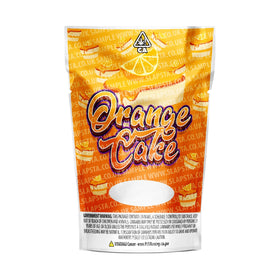 Sachets Mylar pour gâteau à l'orange pré-étiquetés