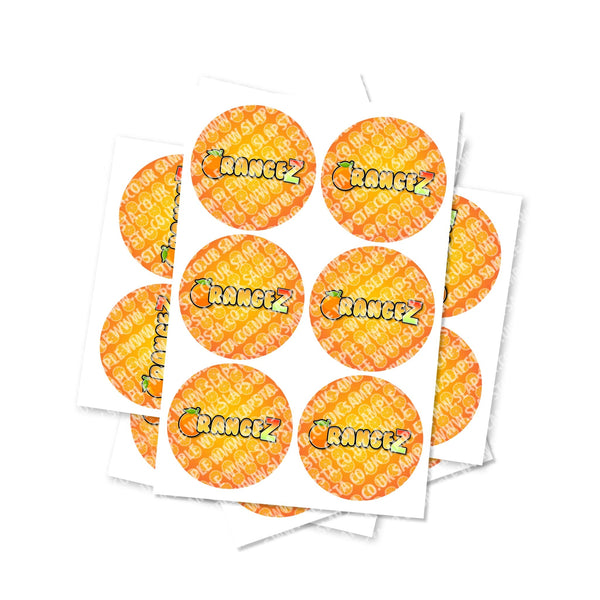 Orangez Circular Stickers - SLAPSTA
