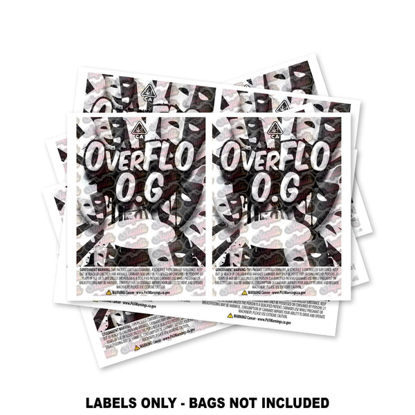 Overflo OG Mylar Bag Labels ONLY - SLAPSTA