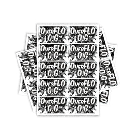 Overflo OG Rectangle / Étiquettes pré-roulées