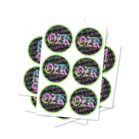 OZK Circular Stickers