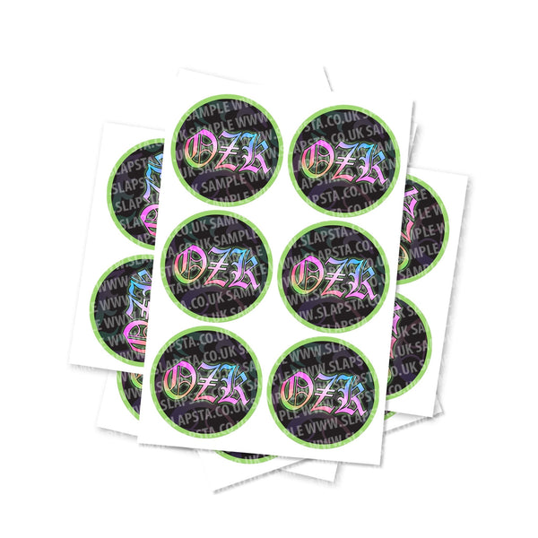 OZK Circular Stickers - SLAPSTA