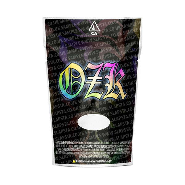 OZK Mylar Pouches Pre-Labeled - SLAPSTA