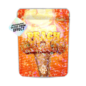 Sachets Mylar SFX Peach Gelato pré-étiquetés 