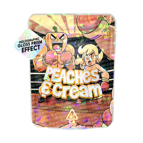 Peaches And Cream SFX Mylar Pouches Pre-Labeled