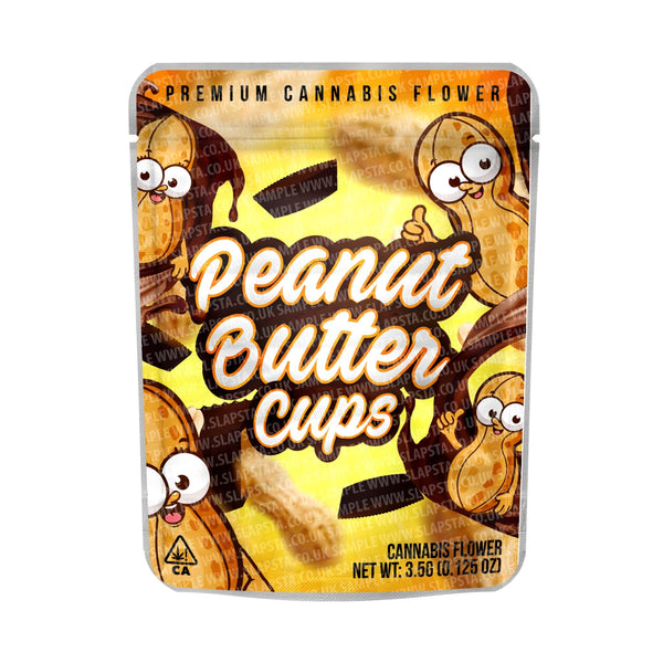 Peanut Butter Cups Mylar Pouches Pre-Labeled - SLAPSTA