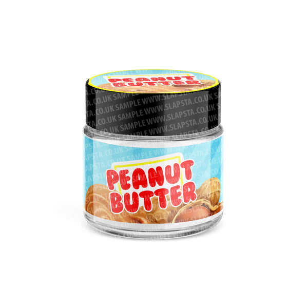 Peanut Butter Glass Jars Pre-Labeled - SLAPSTA