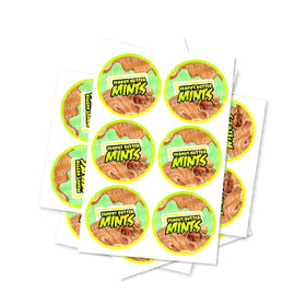 Peanut Butter Mints Circular Stickers