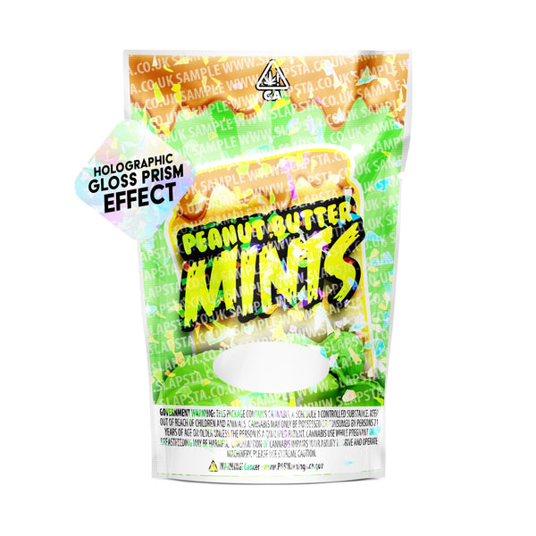 Peanut Butter Mintz SFX Mylar Pouches Pre-Labeled - SLAPSTA