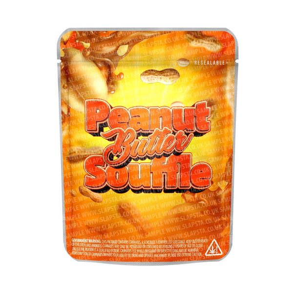 Peanut Butter Souffle Mylar Pouches Pre-Labeled - SLAPSTA