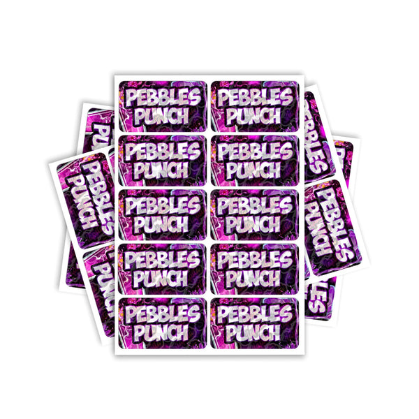 Pebbles Punch Rectangle / Pre-Roll Labels - SLAPSTA