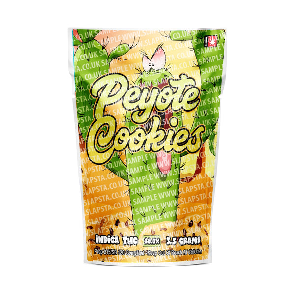 Peyote Cookies Mylar Pouches Pre-Labeled - SLAPSTA