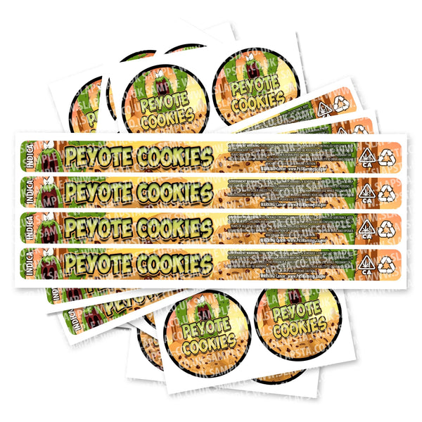 Peyote Cookies Pressitin Strain Labels - SLAPSTA