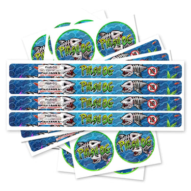 Phish OG Pre - Labeled 3.5g Self - Seal Tins - 60pcs