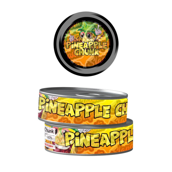 Pineapple Chunk Pre-Labeled 3.5g Self-Seal Tins - SLAPSTA