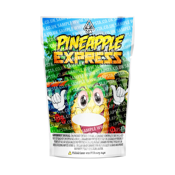 Pineapple Express Mylar Pouches Pre-Labeled - SLAPSTA