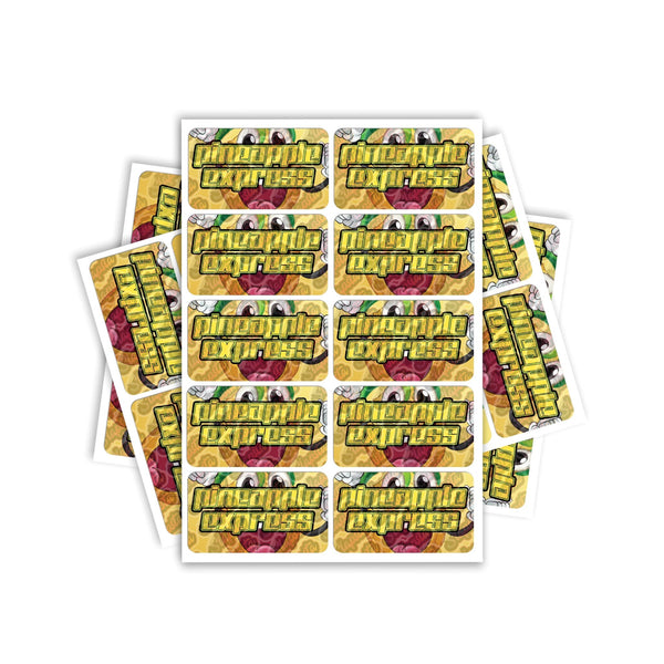 Pineapple Express Rectangle / Pre-Roll Labels - SLAPSTA