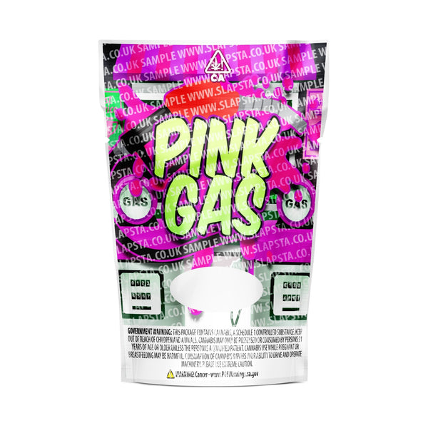 Pink Gas Mylar Pouches Pre-Labeled - SLAPSTA