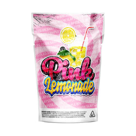 Sachets Mylar de limonade rose pré-étiquetés