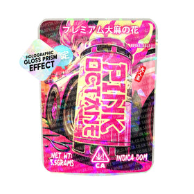 Pink Octane SFX Mylar Pouches Pre-Labeled