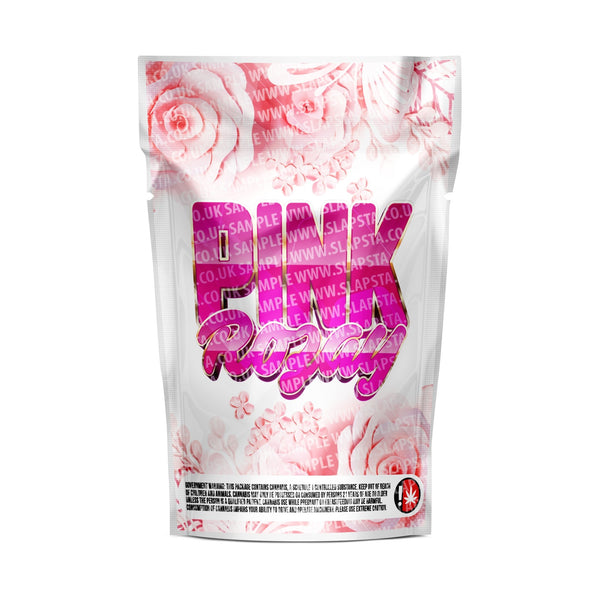 Pink Rozay Mylar Pouches Pre-Labeled - SLAPSTA