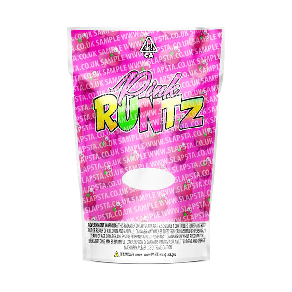 SLAPSTA - Pink Runtz Mylar Pouches Pre-Labeled